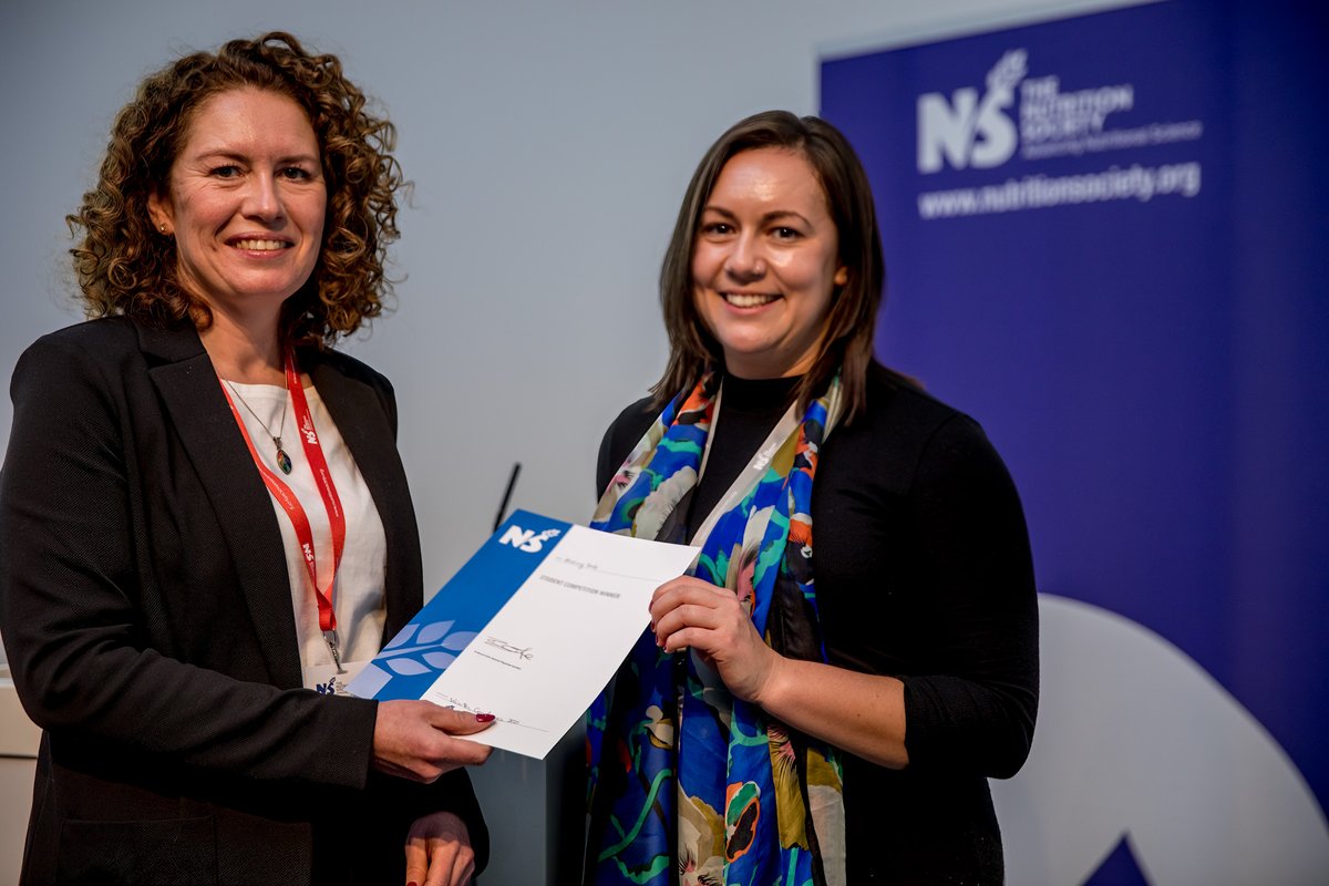 TUDub_Biology's tweet photo. Please congratulate PhD student Aisling Daly  who was awarded best poster 'Food choice motivations in Irish teens' at the Nutrition Society winter conference in London, December 2021. Her PhD work is supervised by Prof. John Kearney and Dr. Liz O'Sullivan from our school. https://t.co/lqMhdTpRse