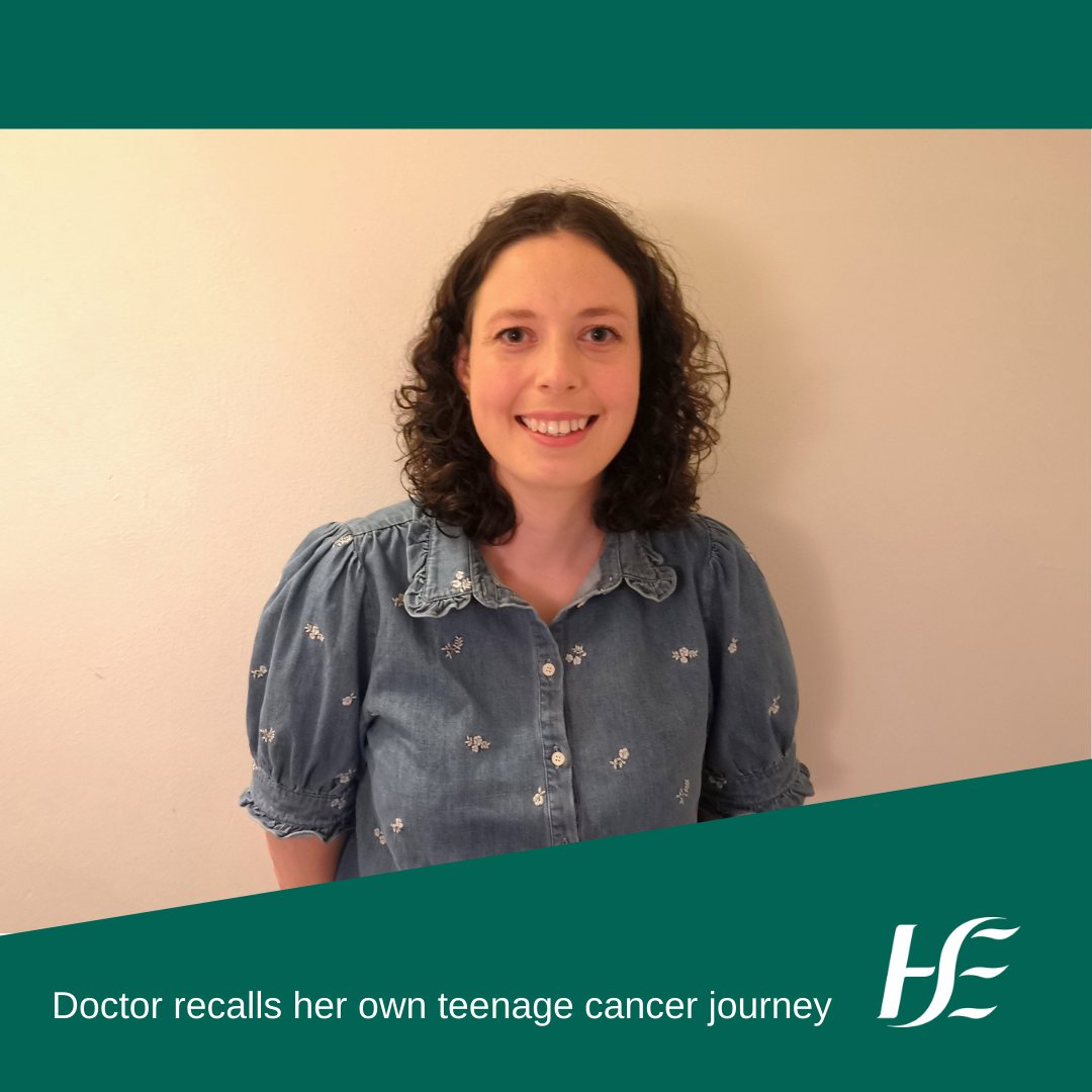 HSELive's tweet photo. From teenage cancer patient to paediatrician, Karen O’Neill was diagnosed with Acute Myeloid Leukaemia at 16. She is now a 29-year-old Specialist Registrar in Paediatrics working in Portiuncula Hospital, Co Galway ➡ https://t.co/tYiQFTEjpA #OurHealthService https://t.co/Klg4sGYG4S