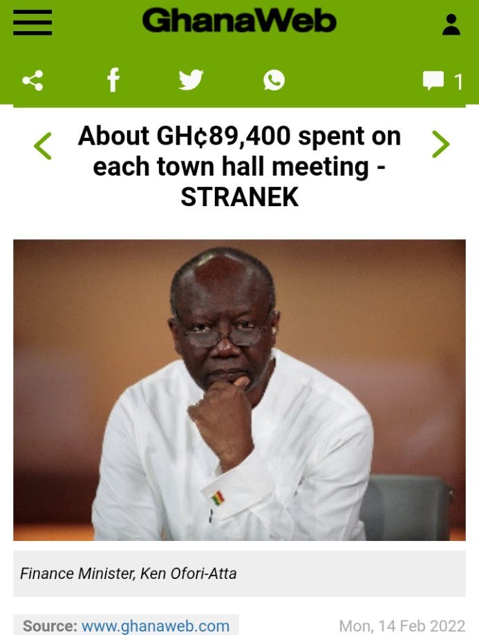 Mr_Ceyram's tweet photo. So 89,400gh was spent on town hall meeting to discuss E-Levy. Interesting https://t.co/yoh7EOVM4G