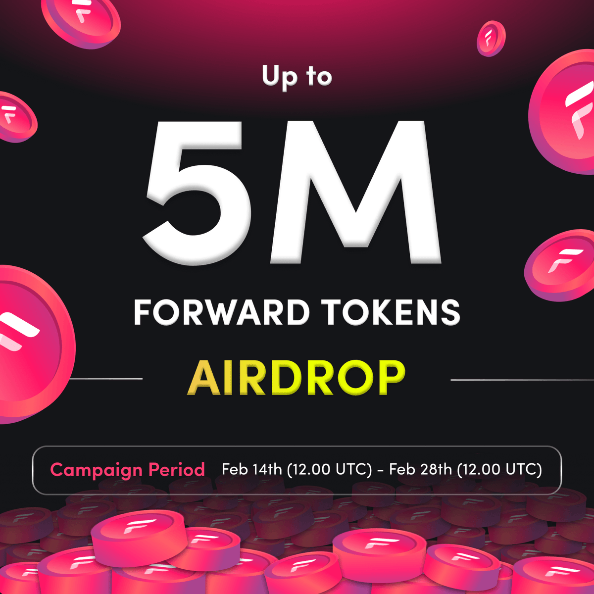 CoinGuideTR's tweet image. 📢Forward Tokens #Airdrop 

🏆Katılan herkesin airdrop kazanabileceği bir #Giveaway , ne kadar kazanabileceğinizi açıklamalar bölümünde görebilrsiniz.

🗓️14 Şubat 2022 — 28 Şubat 2022 

➡️Katılım Linki :wn.nr/NkRk9v

#DeFi #defiforward #derivatives #DEX #Airdrops
