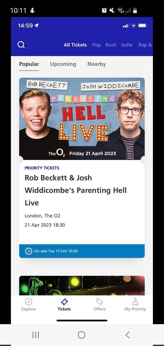 KerryBowers89's tweet photo. All booked @robbeckettcomic @joshwiddicombe thanks to @KimFurlong8. Only 480 sleeps to go 😍🥰 https://t.co/Nbqd7aUrUh