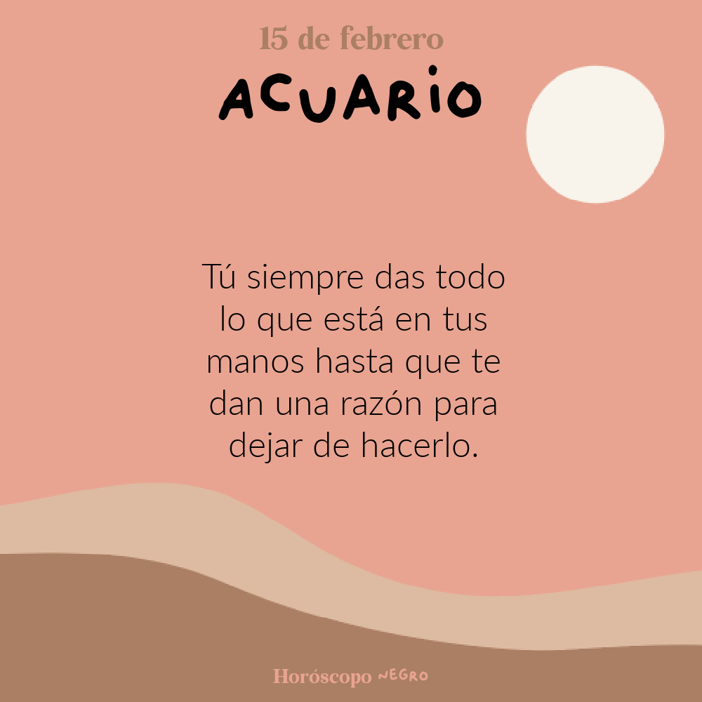 ✨♒✨ #acuario #horoscoponegro