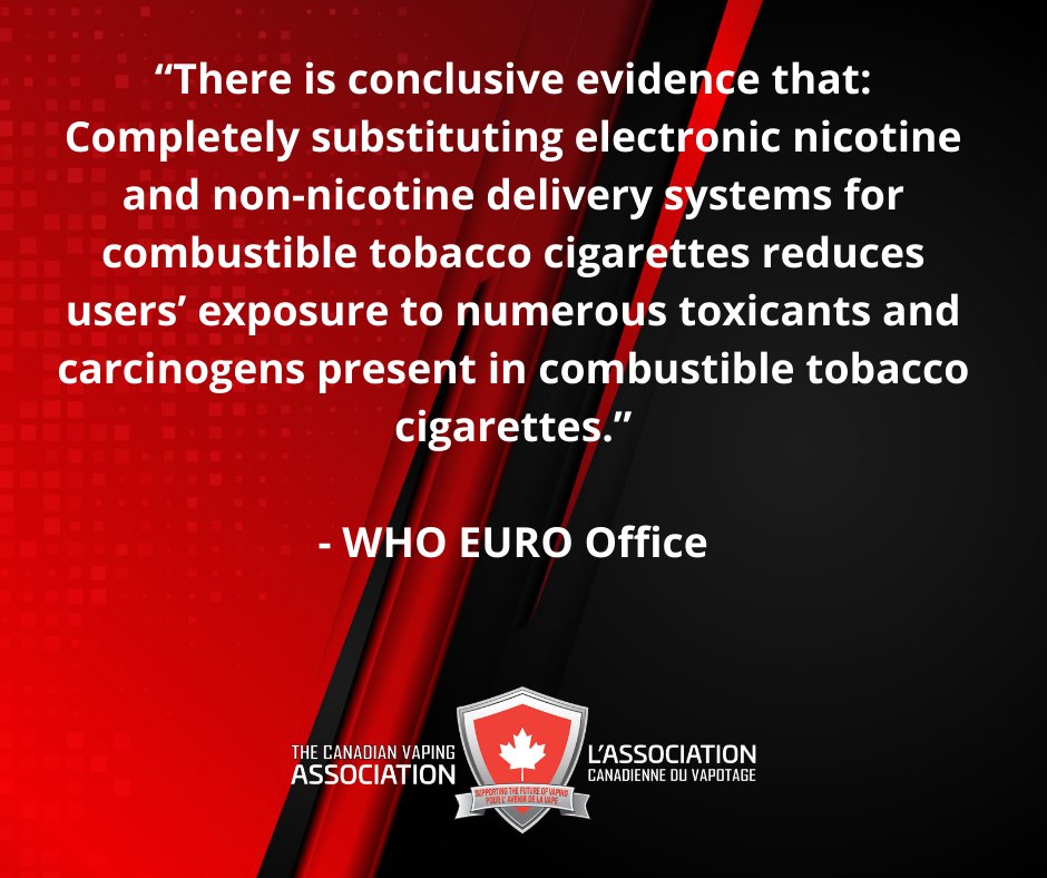 thecvaofficial's tweet photo. #vaping is less harmful than smoking. https://t.co/UWQUaa9wY6