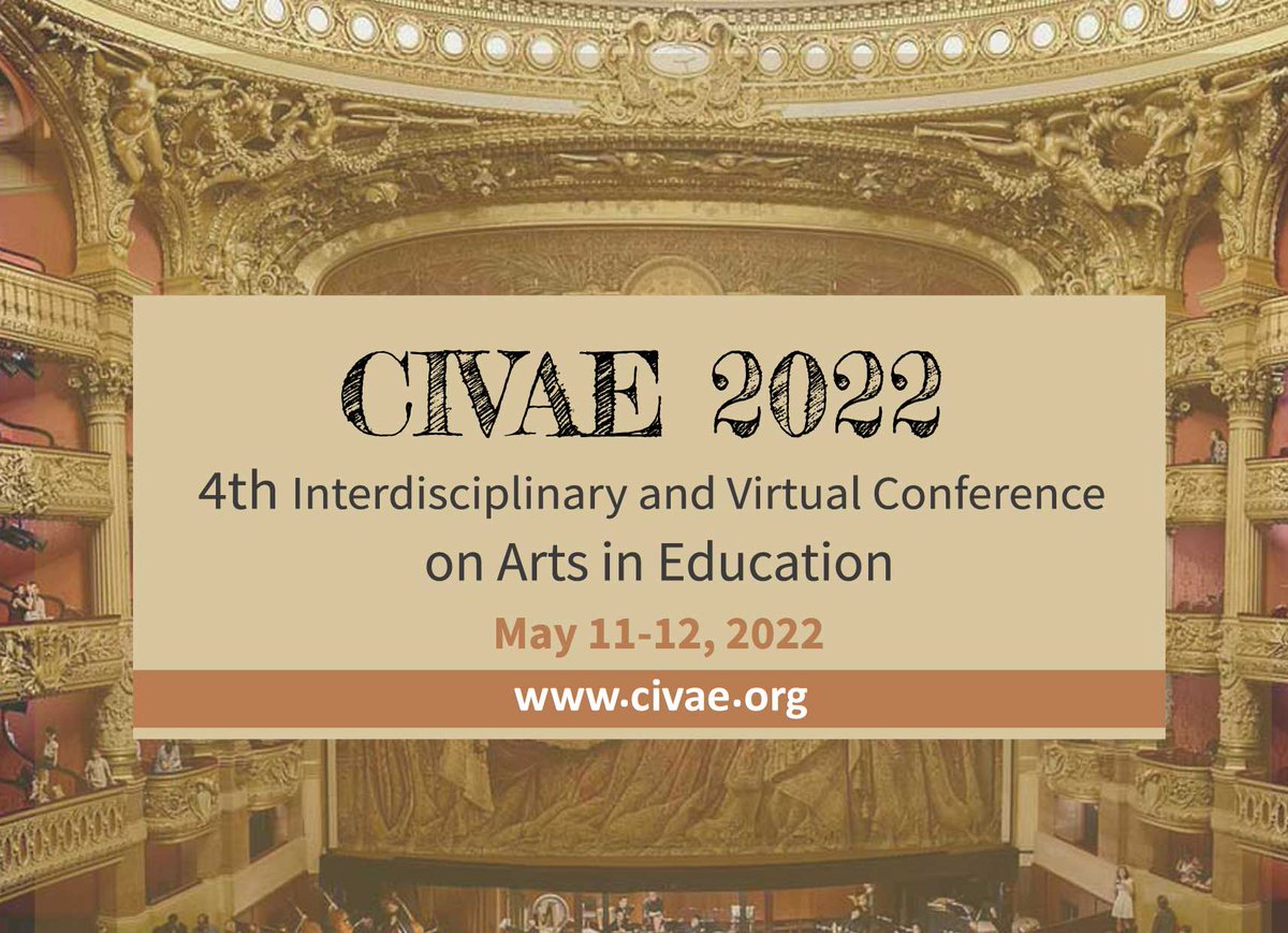 MusicoGuia's tweet photo. 🇪🇸 4º Congreso Interdisciplinar 100% Virtual sobre Artes en la Educación. 11 y 12 de mayo de 2022. Envío de propuestas hasta el 25 de abril ----  🇺🇸 4th Virtual Conference on Arts in Education. May 11-12, 2022. Submissions deadline: April 25 👉 https://t.co/RH5fRKK4sQ https://t.co/fYdn8FqQWG