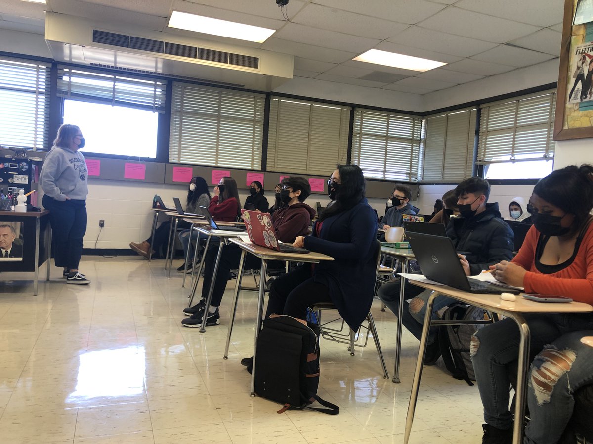 Students in Mrs. Dunn's World History course discuss how historians use evidence to defend their thesis statements.  Powerful literacy practices in a social studies classroom!
<a href="/delcastle_ths/">Delcastle Technical High School</a> <a href="/CliftonHayes4/">Dr. C Hayes</a> <a href="/shanta_reynolds/">Shanta Reynolds</a> <a href="/ChristaJ_Edu/">Christa J. Davis (she/her)</a> #NCCVTWORKS