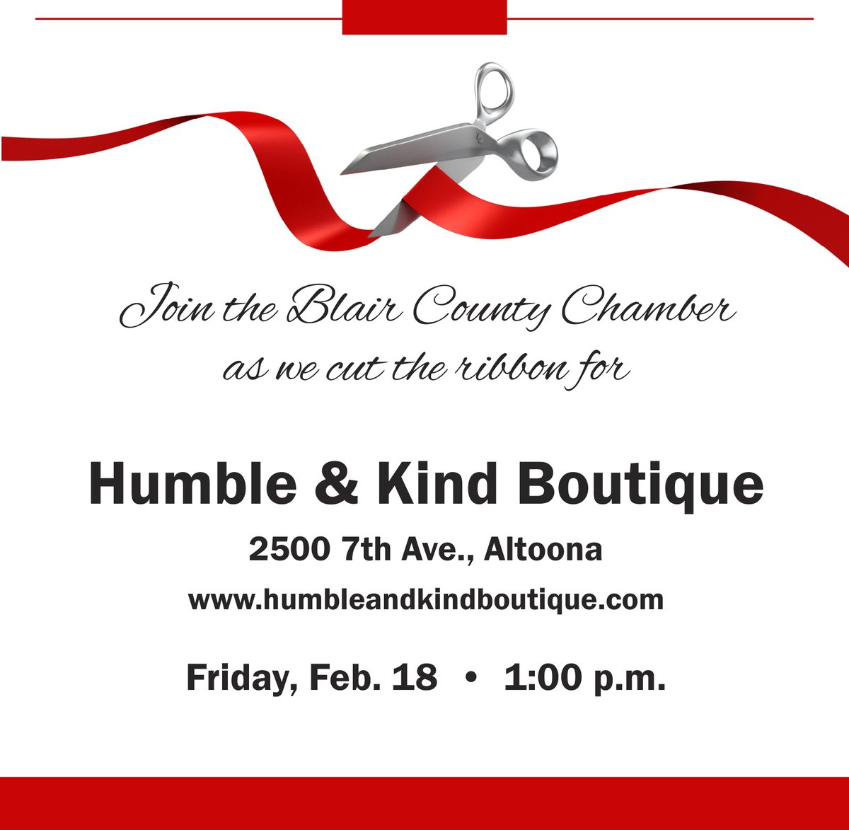 The Chamber is hosting a ribbon-cutting ceremony celebrating Humble &amp; Kind Boutique's one year anniversary at their Graystone Grande Palazzo location!
