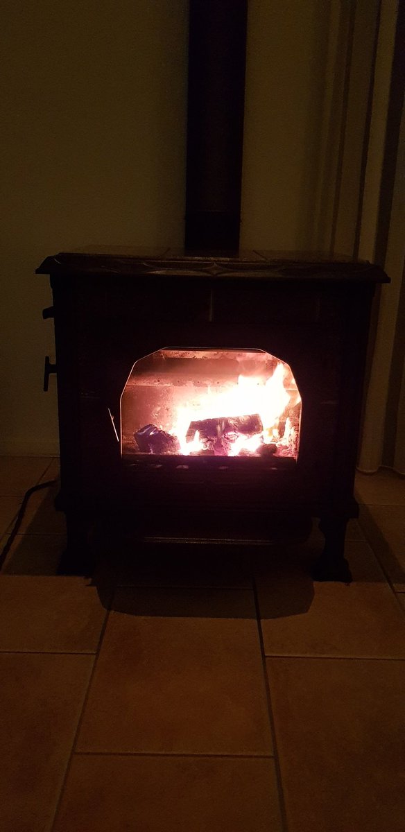 Hondenweer buiten, maar binnen behaaglijk warm ...😀l