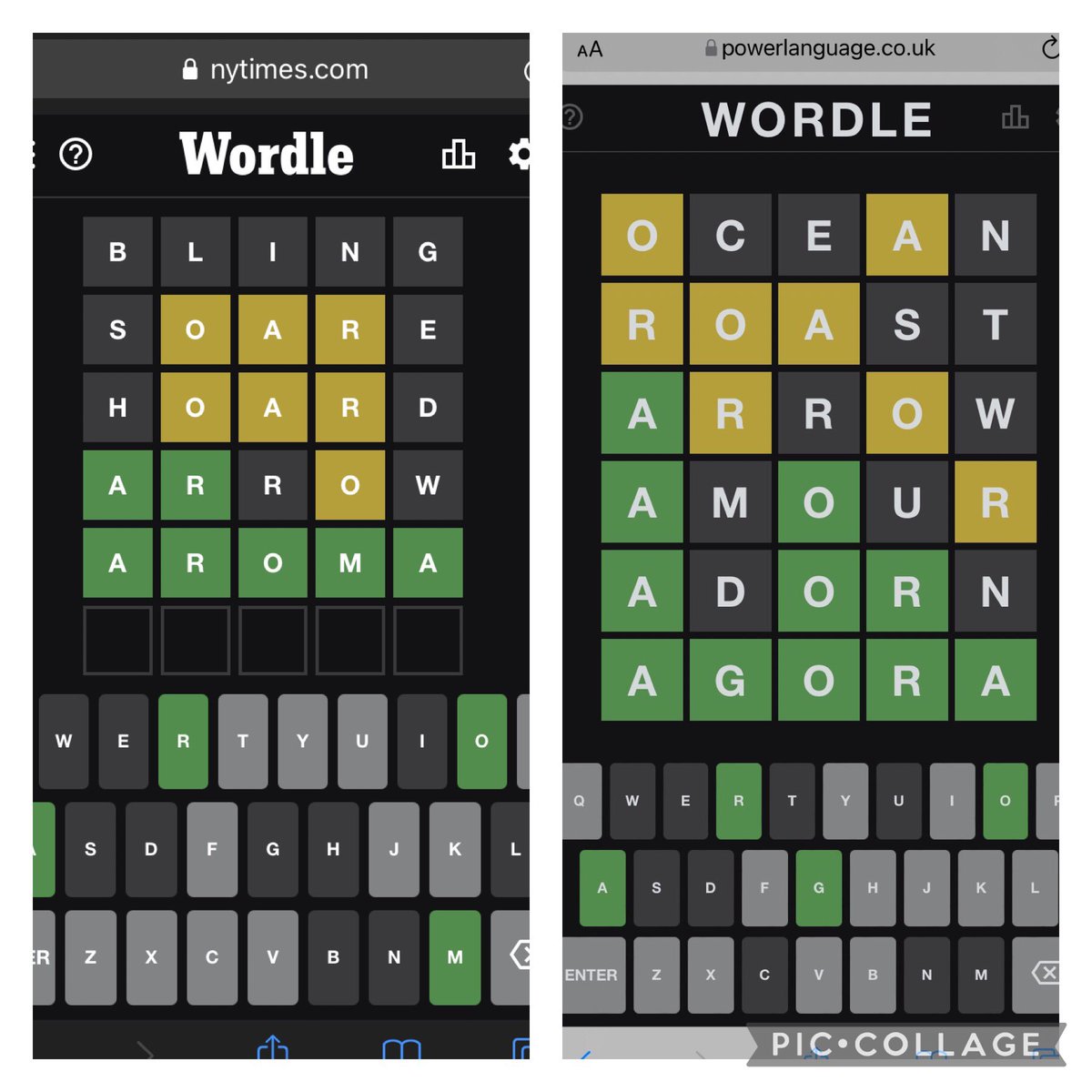 🚨 Wordle crisis 🚨 

(…and spoiler alert 😩)

My friend’s word of the day is different than mine - huh?

#wordle #aliens #DailyWordleClub