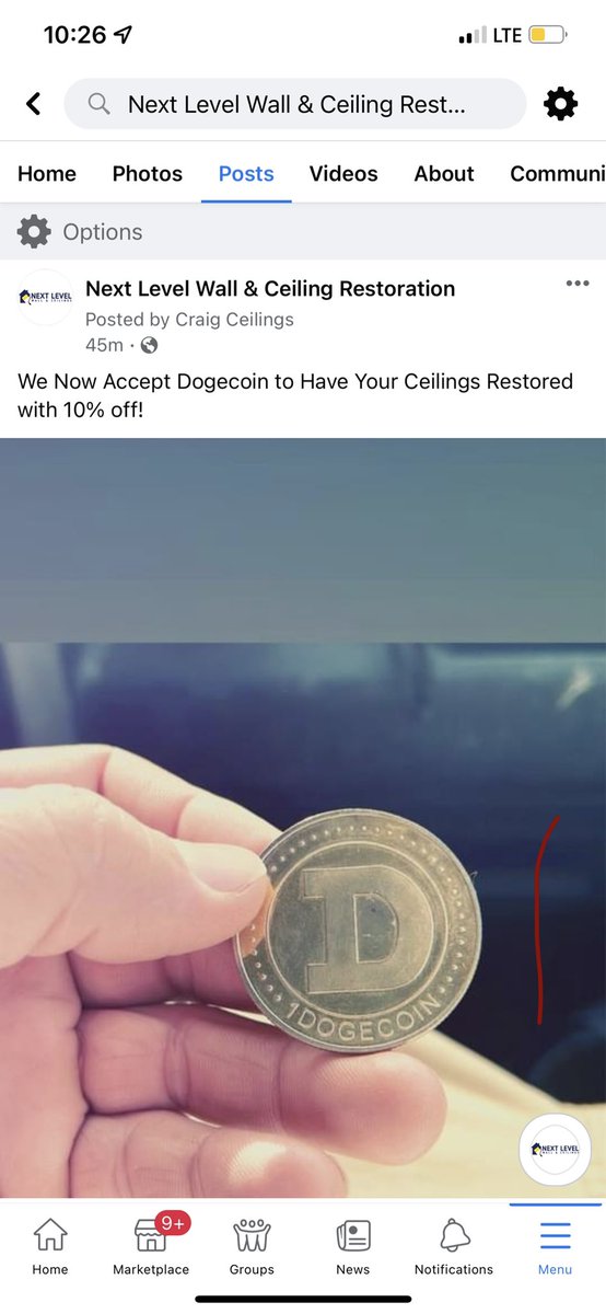 PocketWatcher2's tweet photo. @BillyM2k My company started accepting Dogecoin today. The only crypto currency being accepted.✅⭐️⭐️⭐️⭐️⭐️ https://t.co/0oqkrOWiZL