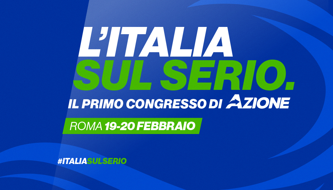Sabato 19 e Domenica 20 febbraio a Roma si svolgerà il nostro primo Congresso Nazionale. Un partito è tale se ha meccanismi democratici trasparenti, una chiara impostazione culturale e una struttura territoriale capillare.

🔵🟢 Iscriviti per partecipare: azione.it/il_primo_congr…
