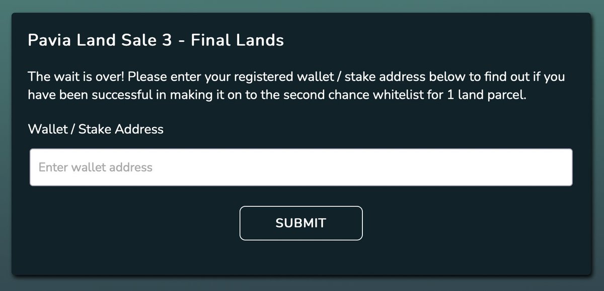 Pavia_io's tweet photo. The Pavia Land Sale - "Final Lands" WL buying process is now open. There's a little over 2,000 Land NFTs, available, ONE EACH to a new cohort of random whitelist applicants. ONLY at: https://t.co/9UkyaNk7QH Payments MUST be received by 8am UTC Friday 18th. https://t.co/aE1j0zW20Y