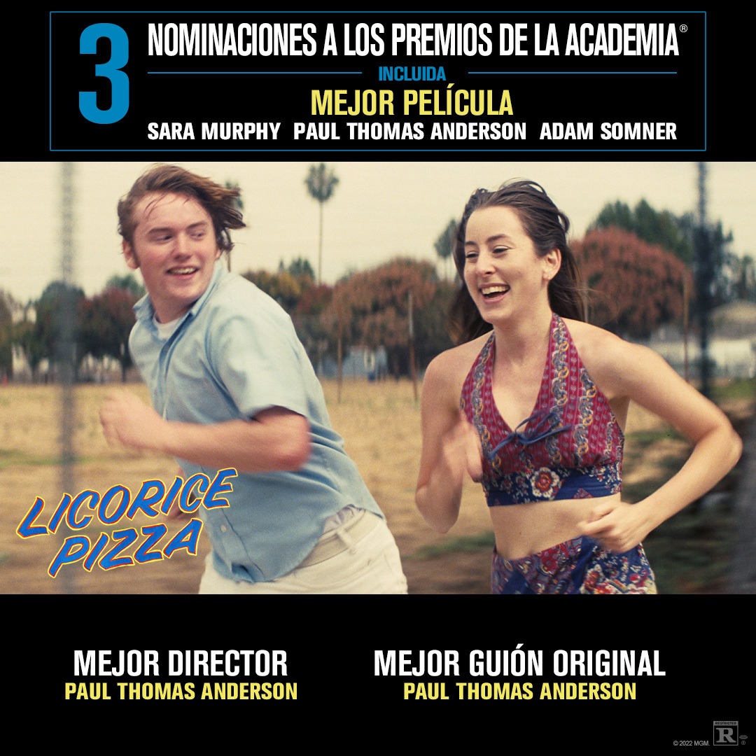 Licorice Pizza. Nominada 3 veces al Oscar¿Querés ir a verla? 

📅 HOY Martes 15 de febrero 
⏰ 8:30 pm
🎥 Cine Magaly 

Dale "retweet" y comentá con tu nombre completo.