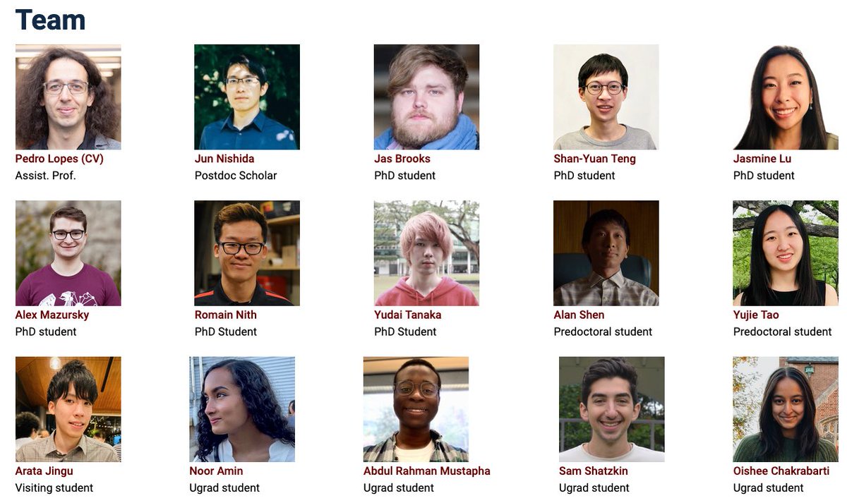 I've been selected as a #SloanFellow, deeply humbling and also a deep personal reminder that I could not have done any of this without the support of my students and of @UChicagoCS & @UChicagoPSD A thanks & congrats to these people👇(read about them at lab.plopes.org)