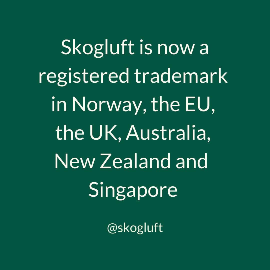 skogluft's tweet photo. We are proud to announce that Skogluft is now a registered trademark in Norway, the European Union, the United Kingdom, Australia, New Zealand and Singapore

Thank you for being part of our journey 🌟

#skogluft #forestair #livingwalls #registeredtrademark #growthcompany https://t.co/ZmeUWDXVyh
