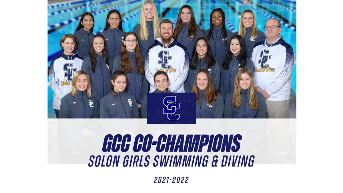 Greater Cleveland Conference (@ohio_gcc) on Twitter photo Congratulations to the <a href="/SolonAthletics/">Comet Athletics</a> Girls Swimming & Diving Team!
🏆 GCC Co-Champions
🏊♀️ GCC Swimming & Diving
#GCCNation Congratulations to the <a href="/SolonAthletics/">Comet Athletics</a> Girls Swimming & Diving Team!
🏆 GCC Co-Champions
🏊♀️ GCC Swimming & Diving
#GCCNation