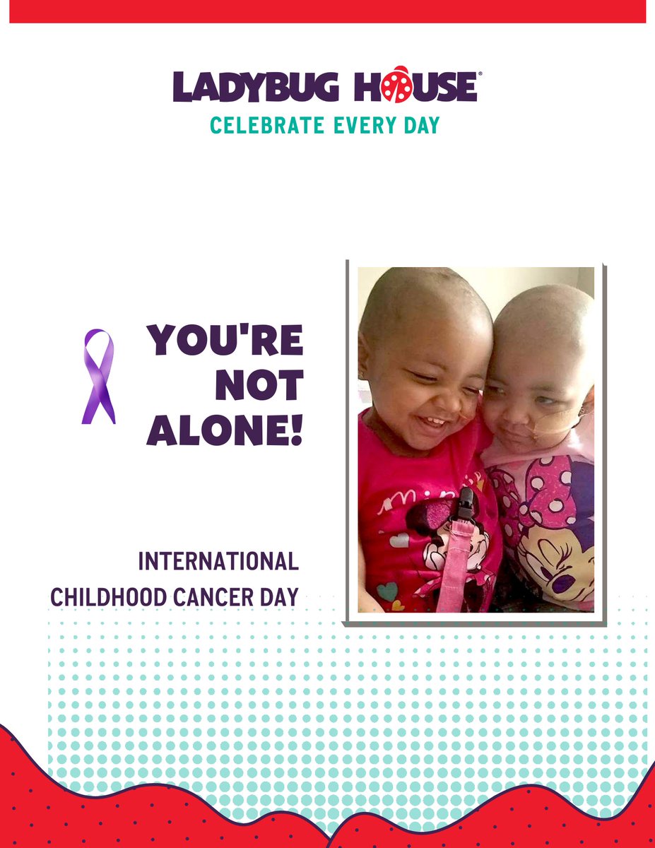 ladybug_house's tweet photo. Today is International Childhood Cancer Day.

To the smallest warriors battling pediatric cancer, we salute you… and every one of the families, medical caretakers, and specialists who are battling for you. 

#throughyourhands  #throughyourhands  #ICCD2022 #ladybughouse https://t.co/j9fHFIks5T