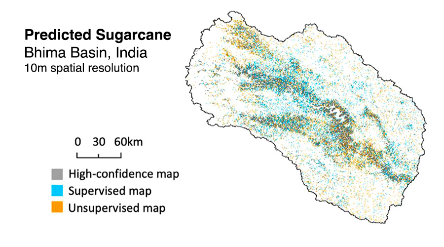 sherwang's tweet photo. India is the 2nd largest producer of sugarcane globally, and sugarcane maps are needed to understand how cultivation affects freshwater resources and food security. Our paper on mapping sugarcane at 10m resolution, led by Ju Young Lee, is now in Remote Sensing.

A summary 🧵 1/n https://t.co/V5i8wZuGjn
