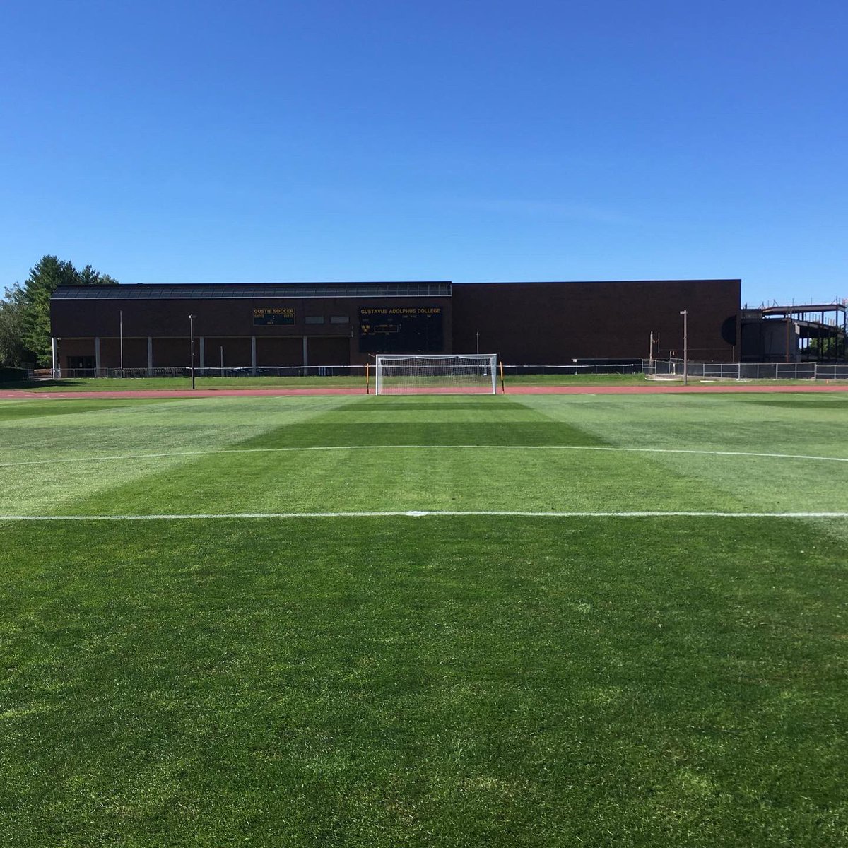 gustiemsoccer's tweet photo. 🏆 Officially one of the best soccer facilities in the country! 

Massive shout-out to our crew &amp; especially @petermaiers1 for the thousands of hours that go into making our game day &amp; practice pitches look like this. Just wow! 🤌

#GoGusties👑👑👑 https://t.co/YGeABXb5kB