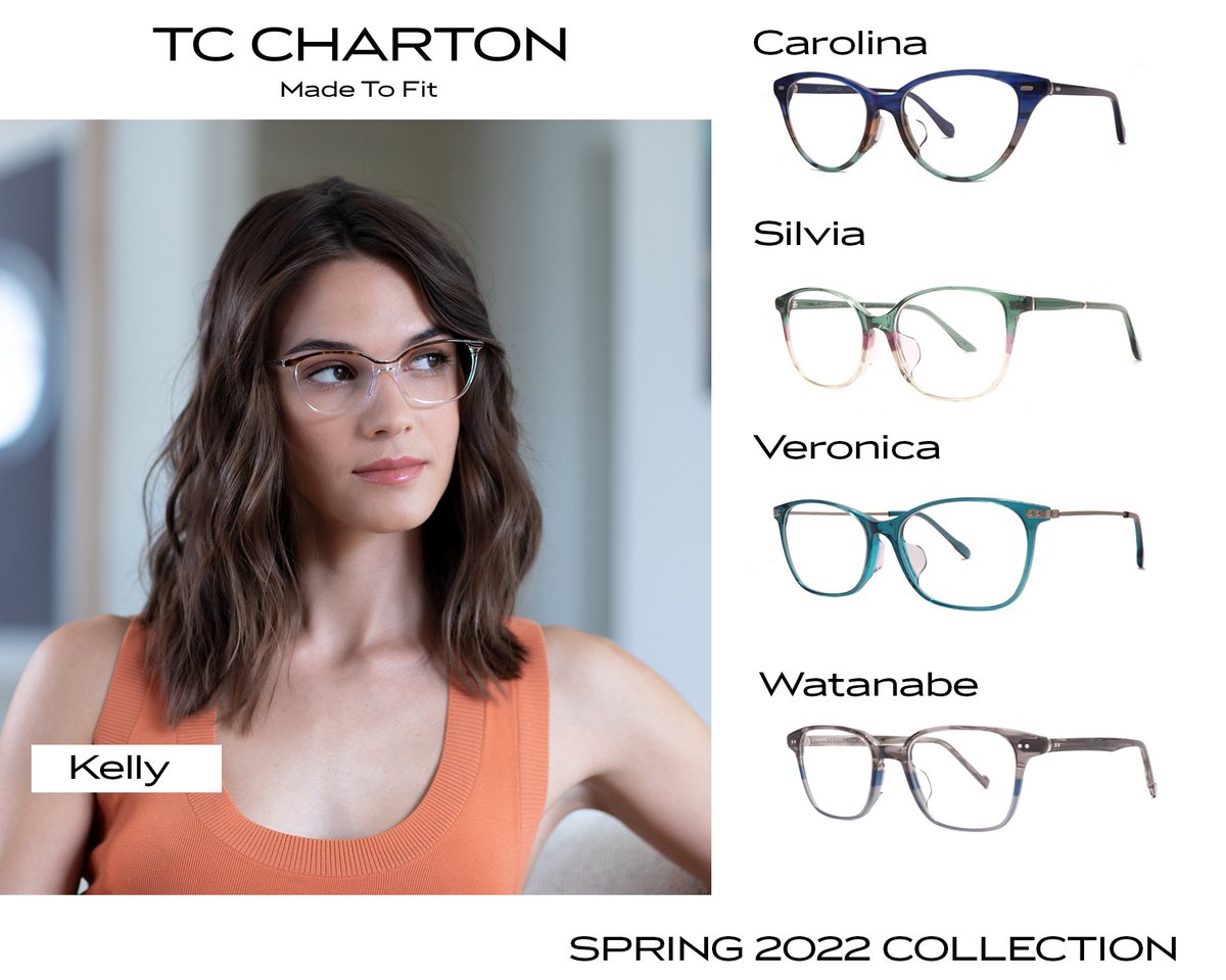 Spring is in View! TC CHARTON is thrilled to launch new Spring 2022 collection. Clean lines, clear acetate with either subtle shades or sparks of color, this ophthalmic 5-piece collection lets the world see you better. bit.ly/3sGMOU4 #eyewear #glasses #designereyewear