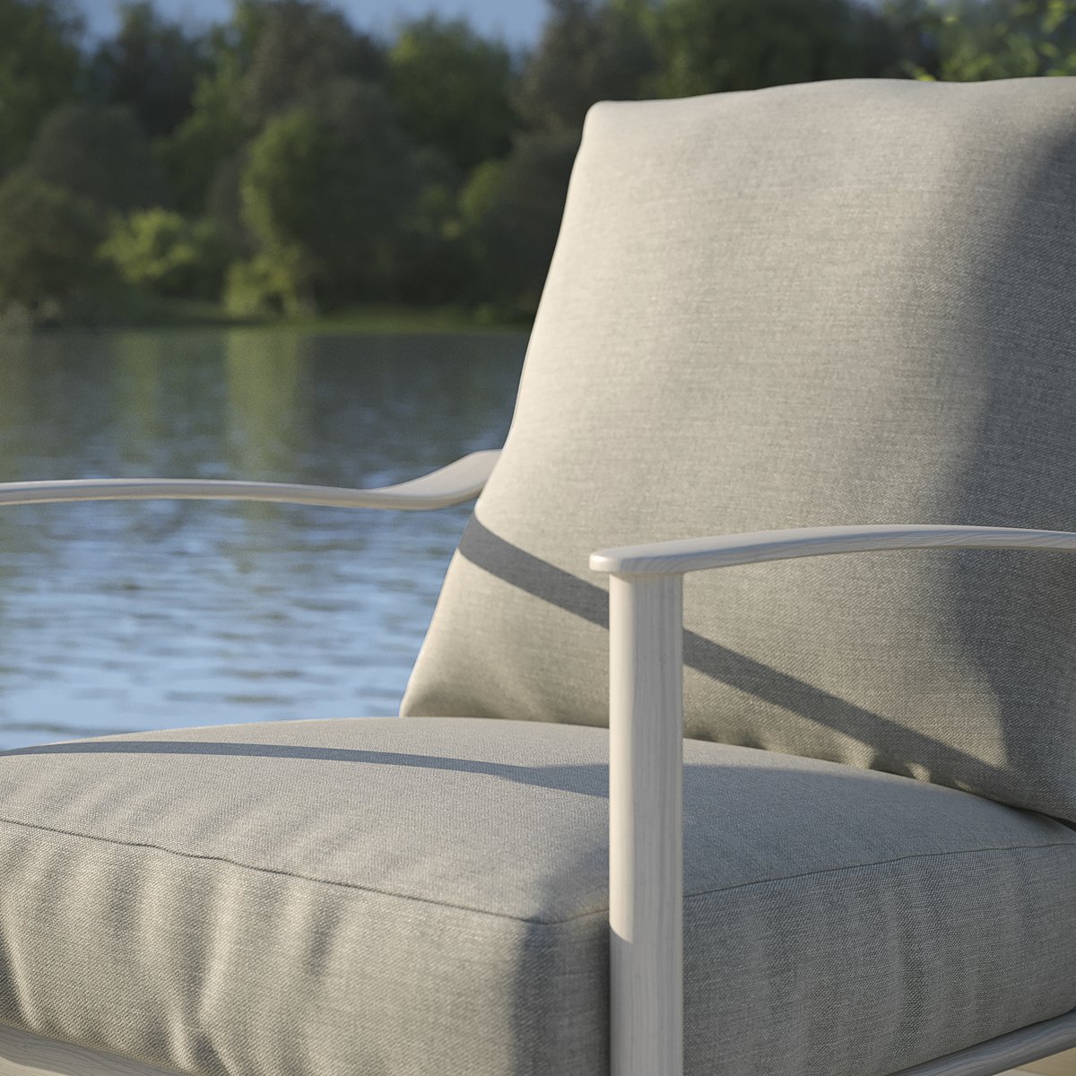 Take a trip to paradise in our latest Barbados Cushion Lounge Chair. With plush cushions and a stylish sling fabric back panel, this chair is perfect for lounging.