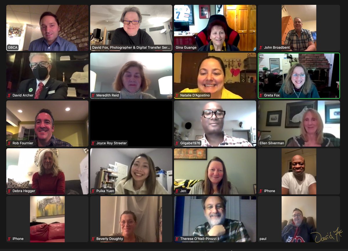 Thank you to our #gbcaboston concierge &amp; affiliate members for joining us for January zoom meetings!  Thank you to #gbcaaffiliate member David Fox Photography for the great pictures!  #inservicethroughfriendship #concierge #visitboston #bostontourism #hospitality