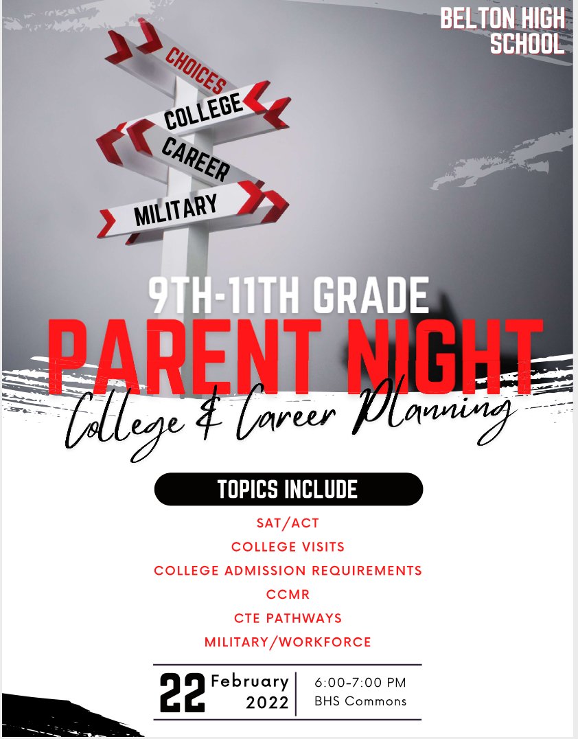 BeltonHS's tweet photo. Save the Date! 🗓 https://t.co/sndjvvg9EQ