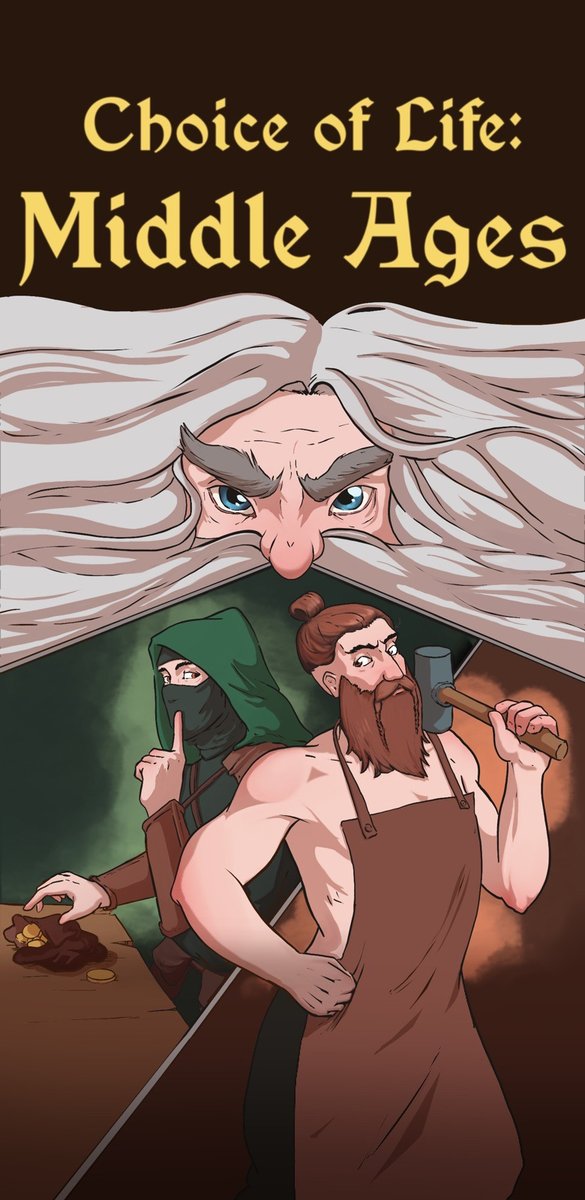 Hey, Twitter, our new game Choice of Life is coming to PS, Xbox and Switch on 18th February!🥳
🃏COL is a card game in a Medieval setting where you make decisions on which not only your life will depend, but also the future of the kingdom!