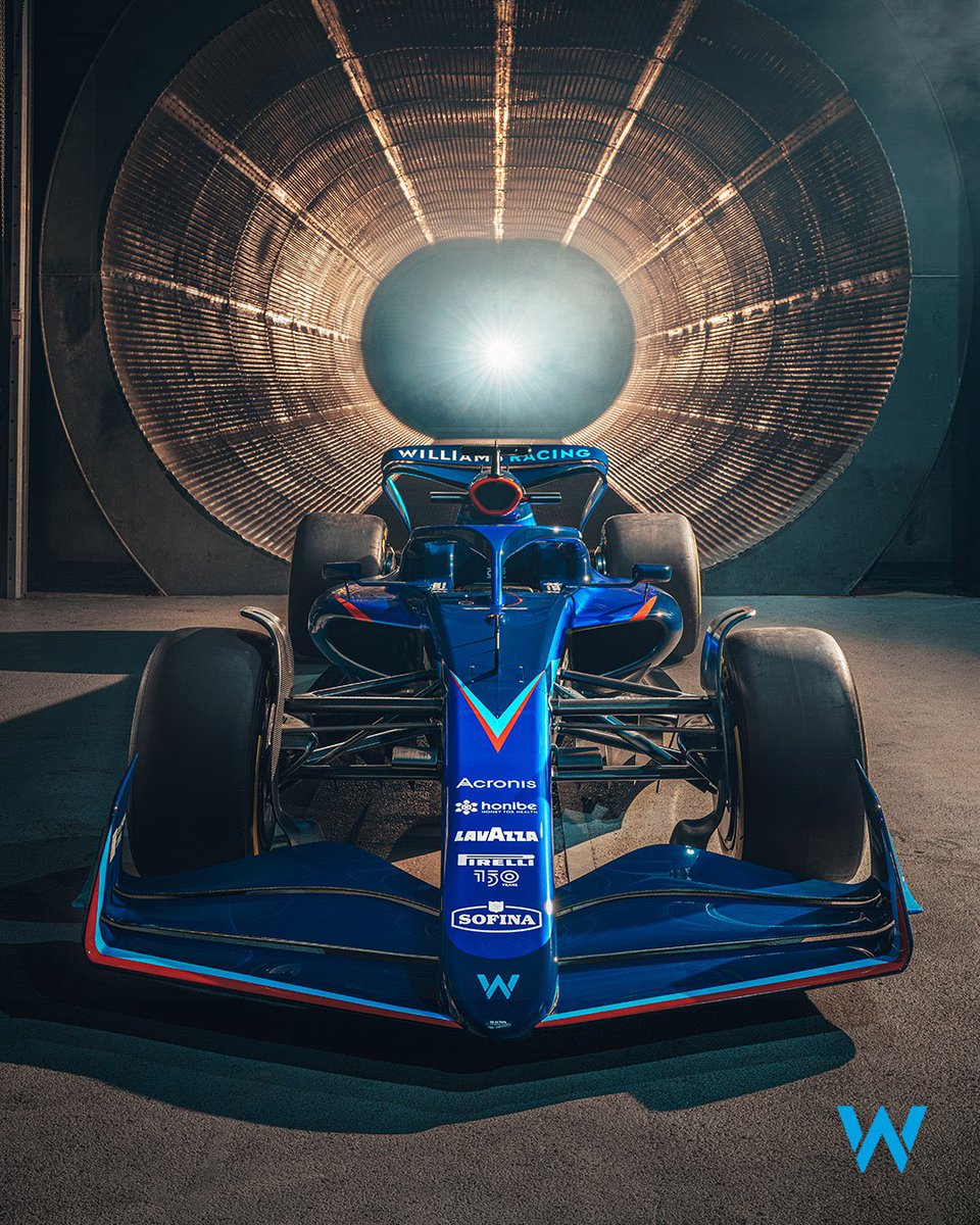 B24PT's tweet photo. A pintura do carro da Williams para 2022 🔵 https://t.co/jrCt8d9F2p