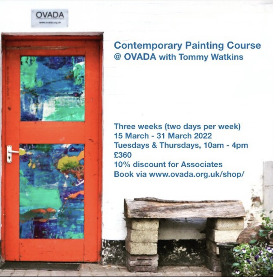 Interested in learning to paint or want to add some more skills to your current painting practice. Follow us <a href="/OVADA_Gallery/">OVADA</a> and go to the website for more info about our contemporary painting course. ovada.org.uk