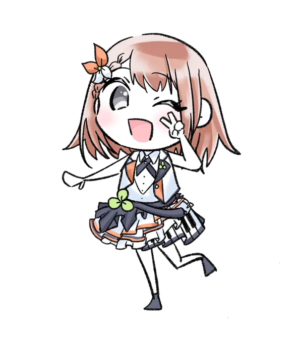  みのりちゃん描いたよ!衣装のコストが高い笑 