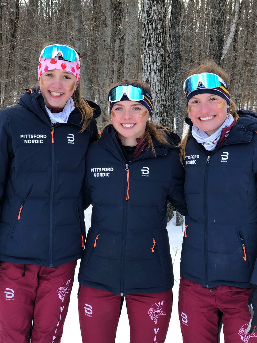 Sectional championship bronze medal girls relay team from MHS - Talia Goldstein, Emily Walter, and Claire Pippin ⁦<a href="/PCSDAthletics/">Pittsford Athletics</a>⁩