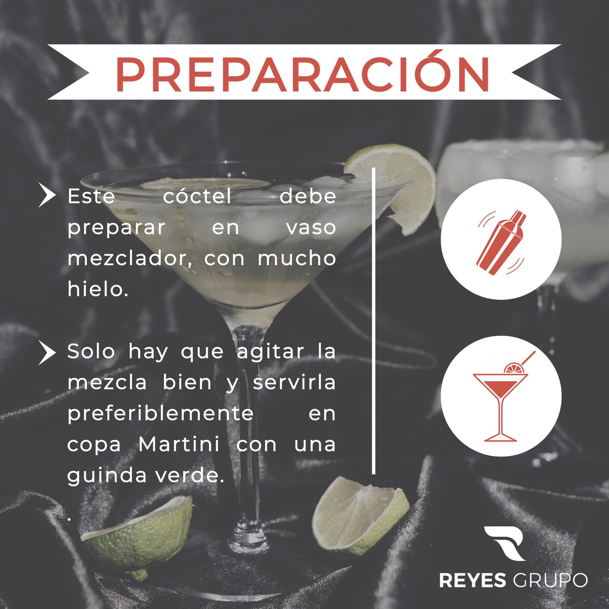 Reyes__Grupo's tweet photo. Os dejamos aquí este estupendo cóctel preparado con 2/3 de ginebra y 1/3 de zumo de lima. Esta maravillosa combinación seguro que gustará a vuestros clientes y quedarán encantados 😁🍋

#reyesgrupo #cocteles #cocteleria #coctelería #cocteleriacreativa #cocteleando #coctelero https://t.co/Ust4Kw3o7H
