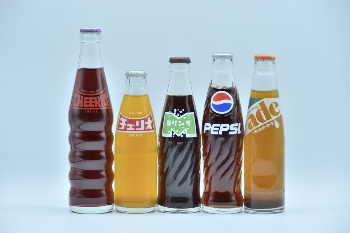 終売した懐かしい瓶ジュース リターナブル瓶での販売を終了したものや