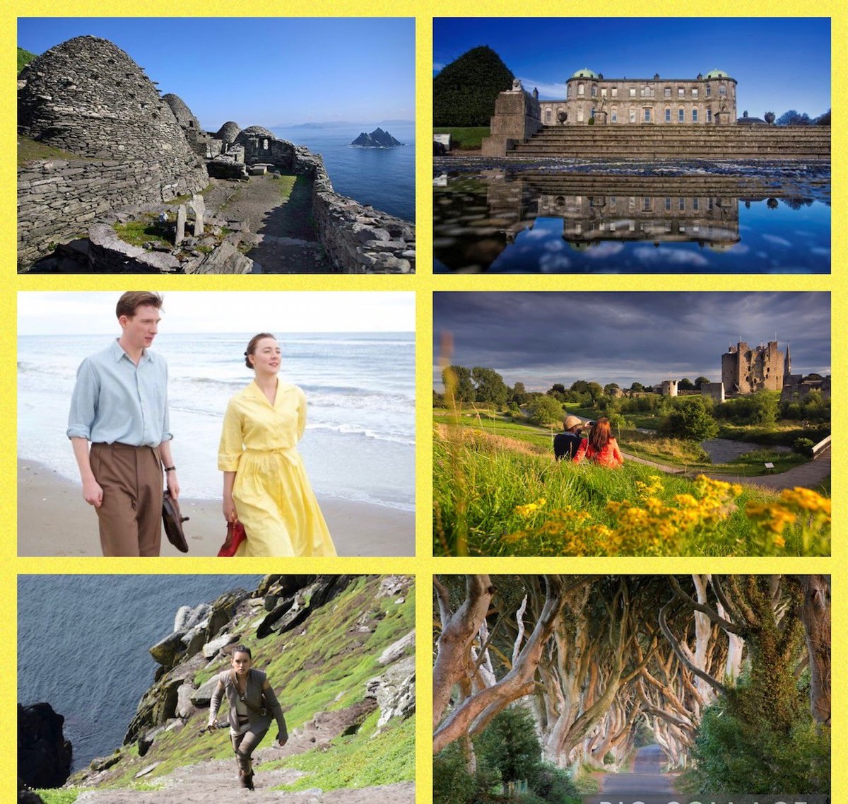 If there were an Oscar for best film location, Ireland would have a long list of credits.

When it comes to dramatic settings you can’t do much better than Ireland. 

How many locations do you recognise?
📽️bit.ly/3gJsT1n