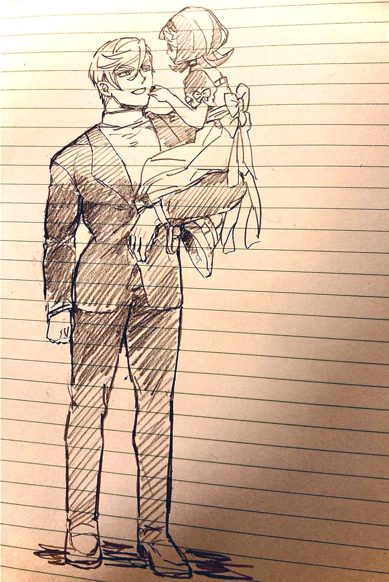ガチムチマッキーと肩乗りアルミリア 