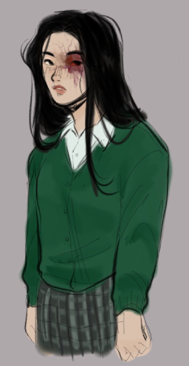 Sour_Kiwiis's tweet photo. #AllOfUsAreDead #choinamra #classprez :) all of us are dead fanart. she is so so silly and so so yass. then slay. i love her https://t.co/enmfP9XSg5