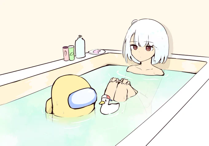 finally a relaxing bath 