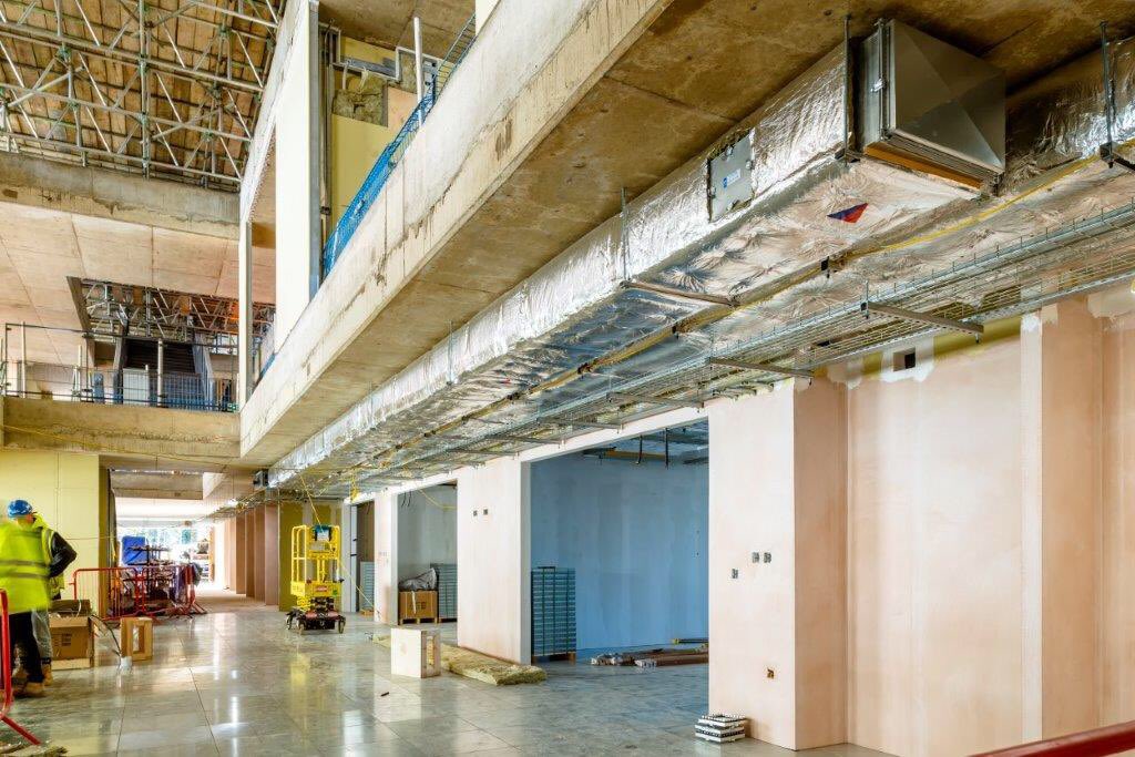 bandkbuild's tweet photo. Following yesterdays #toppingout of phase 1 works at #ARUPeterborough an update on how the works are progressing across the site with pictures by @bandkphoto and our client team incl @AngliaRuskin @Ross_Renton @FiMcGon @AngliaRuskinCOO @PeterboroughCC @CambsPboroCA https://t.co/1f5MIOBzSZ