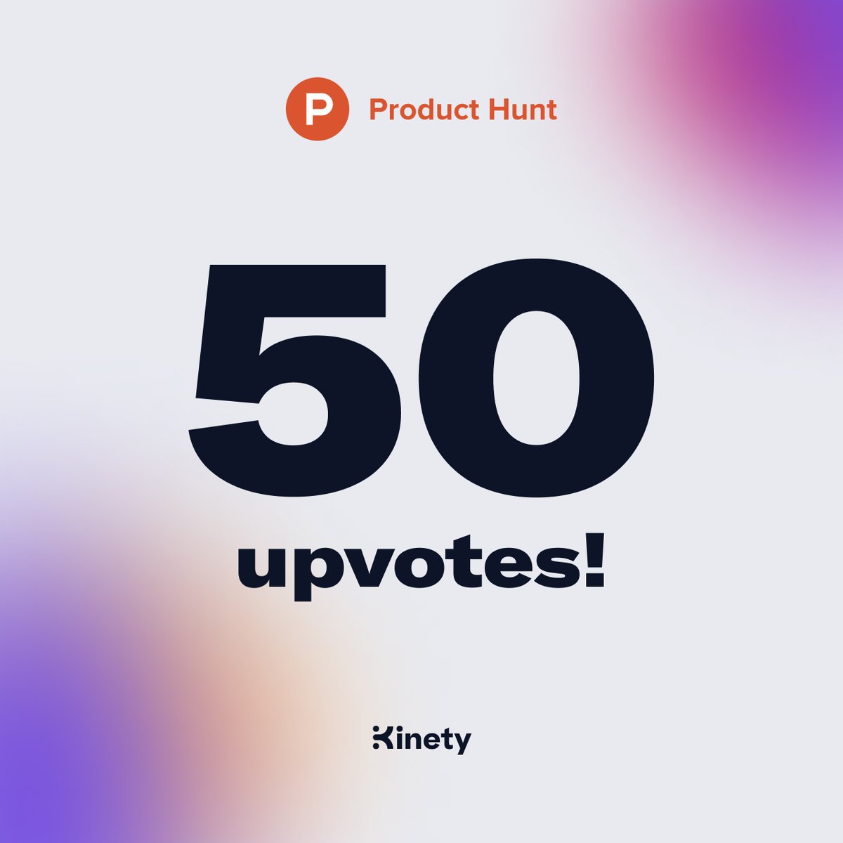 We had a bit of a slow start, but starting to catch up now 🥳 crossed the 50 upvotes on #ProductHunt Thanks for the support and would love to hear some more feedback on the product! producthunt.com/posts/kinety