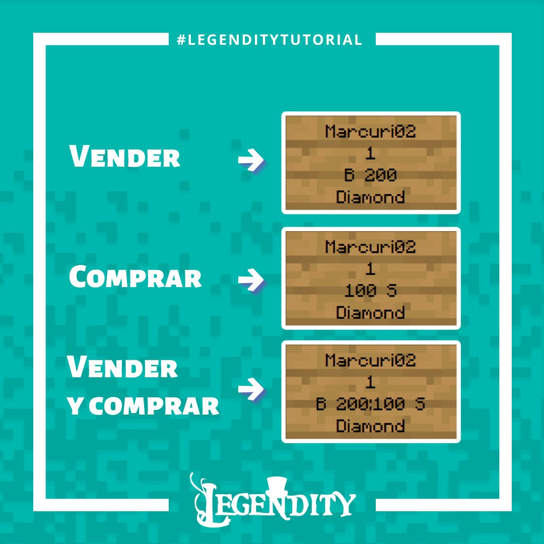 LegendityES's tweet image. #LegendityTutorial

A continuacion te dejamos distintos pasos para crear una tienda en nuestra modalidad survival del servidor 😎😱