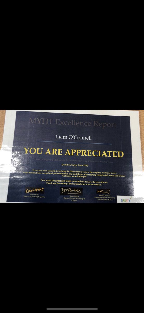 MYQualityImpro1's tweet photo. π We would LOVE to share our gratitude to Liam from @EFITMidYorks1 for his outstanding professionalism and commitment to solving a problem!!
π T H A N K Y O U π
#DigitalServices #ExcellenceReport #GREATix @NedarbKram https://t.co/pS4MXHepqn