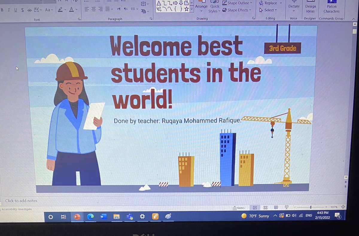 RMR7_'s tweet photo. #TeachersHack: I use “Slidego” for designing my lessons’ presentations. And they looks so nice! I just choose the theme that goes with my unit’s content and tada! It’s amazing and kids look forward to the next unit’s theme. https://t.co/cn3FMap8zD