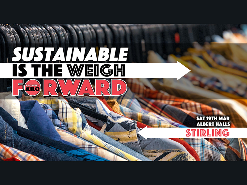 Preloved Vintage Kilo comes to <a href="/StirAlbertHalls/">Albert Halls Stirling</a> on 19th March. Shop through 6 tonnes of Preloved, Vintage and Retro clothing and pay by weight - all at just £18 per kilo! bit.ly/33pFLGS