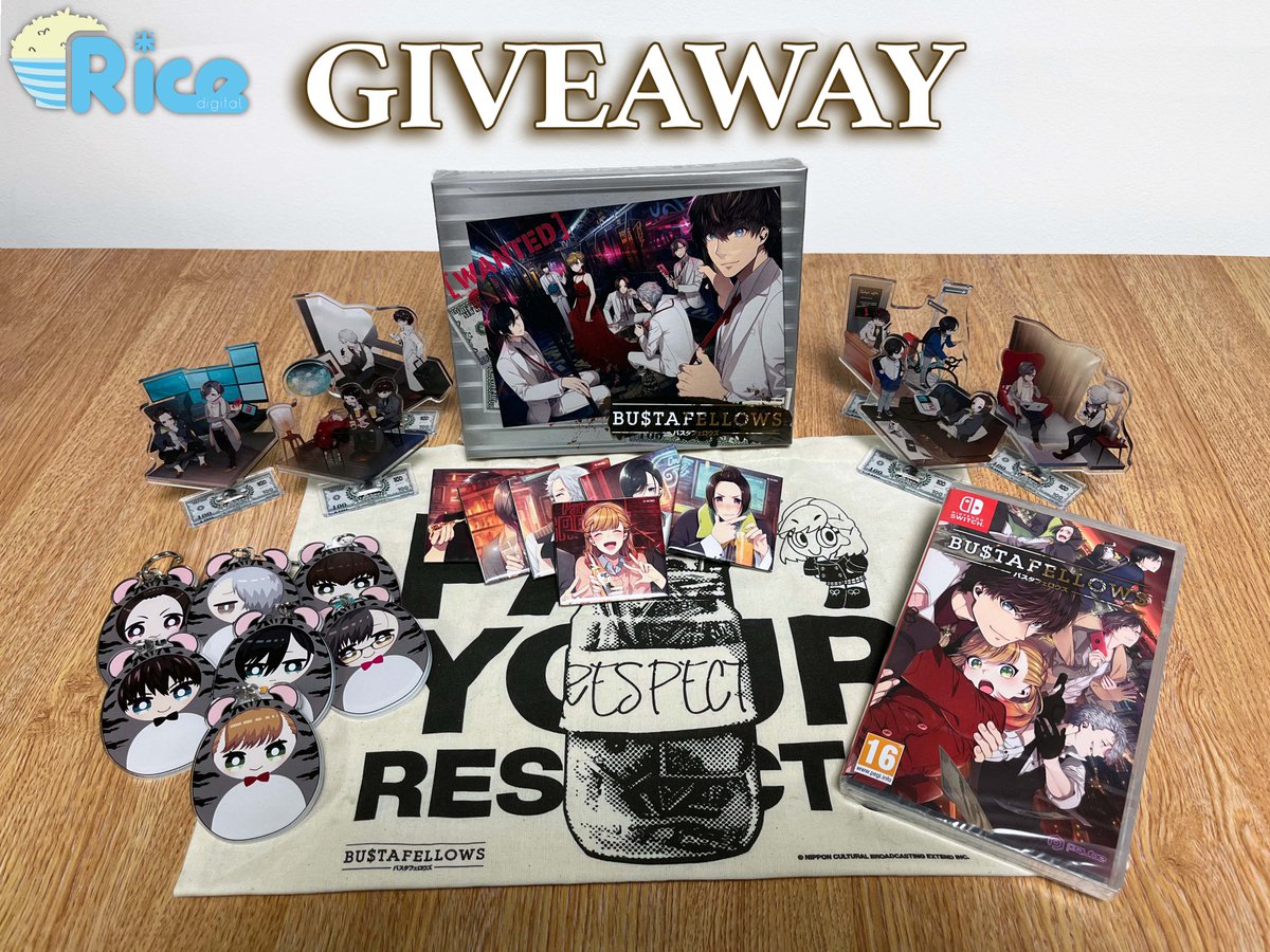 RiceDigital's tweet photo. It's #GIVEAWAY time!

Want to win the ultimate #BUSTAFELLOWS fan package? 💕

Enter by:
✅Liking this post
✅Follow @RiceDigital 
✅Retweet this post and tell us why you want to win! 

Ends 21/02 +18 https://t.co/yFRXNFJTjZ