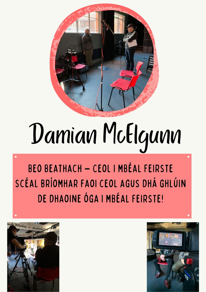 OiliuintNemeton's tweet photo. Damian McElgunn
Beo Beathach – Ceol i mBéal Feirste le Damian McElgunn
Scéal bríomhar faoi ceol agus dhá ghlúin de dhaoine óga i mBéal Feirste!
#StudyatWIT #agteachtgoluath #nemetontv #gaeilge #Television
@UdarasnaG @waterfordit @nemetontv https://t.co/nHStAyIDhq