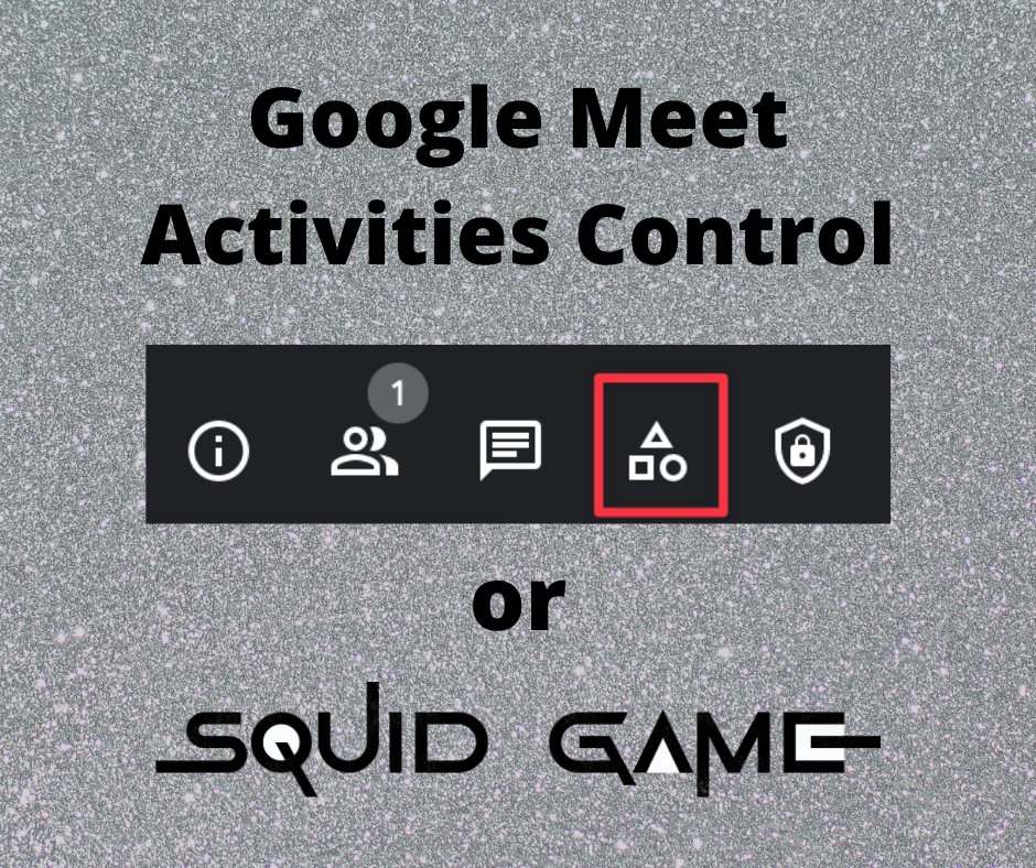 newstartpm's tweet image. Am I the only one who thinks the &quot;Activities&quot; icon on Google Meets is reminiscent of Squid Games?

#claritymatters #iconconfusion #usercontrols #nspm #newstartpm #iconography #icondesign