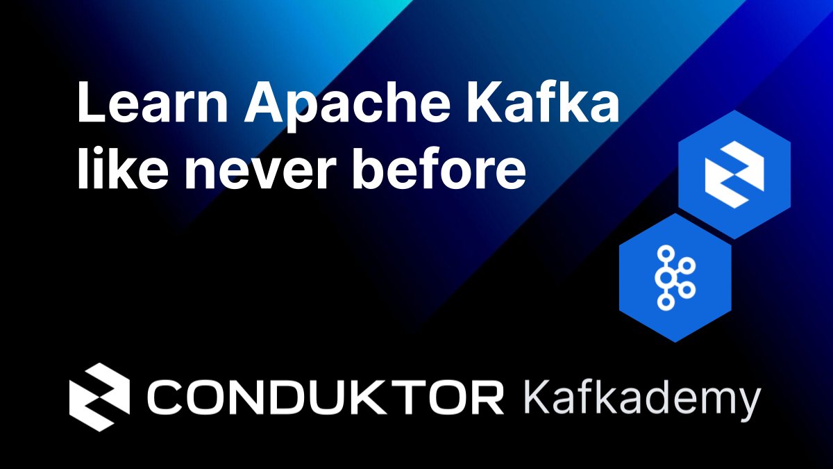 getconduktor's tweet image. Check out our new Apache Kafka learning website 👉 hubs.ly/Q0149fjb0
Conduktor Kafkademy is:
⭐ Free & Open
🚀 Suitable for Beginners & Experts
💪 Packed with Practical Tutorials
We're really proud of this one and we'd love to hear what you think. 
#LearnApacheKafka