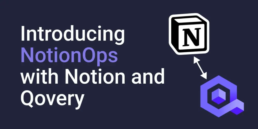 l0ckk3's tweet photo. I'm a big fan of the ChatOps concept. But with more and more teams using @NotionHQ what about doing #notionops? I'm writing a series to find out, using @Qovery_ as a platform.
https://t.co/unM8ms4tPu https://t.co/5rS9KJMhKQ