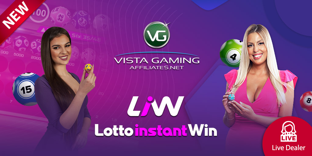 VGAffiliates's tweet photo. We are proud to announce the release of our new Provider Lotto Instant Win! Monetize your traffic by requesting your marketing material for our exclusive new provider today! #vegascrest #vistagaming #cyberspins #lottery #instalotto #livecasino https://t.co/cHMtoYd7mN