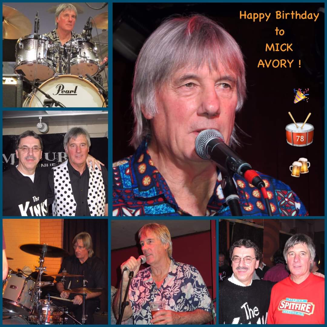 Happy birthday  Mick Avory  The Kinks drummer, born today in 1944 78 